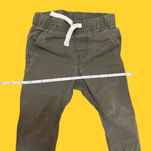Cat & Jack Olive Green Toddler Jogger Pants | Size 2T | Comfy Elastic Waist - Picture 5 of 8